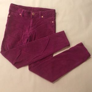 Purple velvet kids jeans, Cherokee size 10